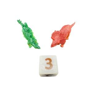 Peaceable Kingdom Dinosaur Escape Replacement Dinosaur Tokens and Die